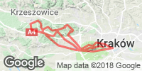 Track GPS Objazd trasy maratonu krakowskiego
